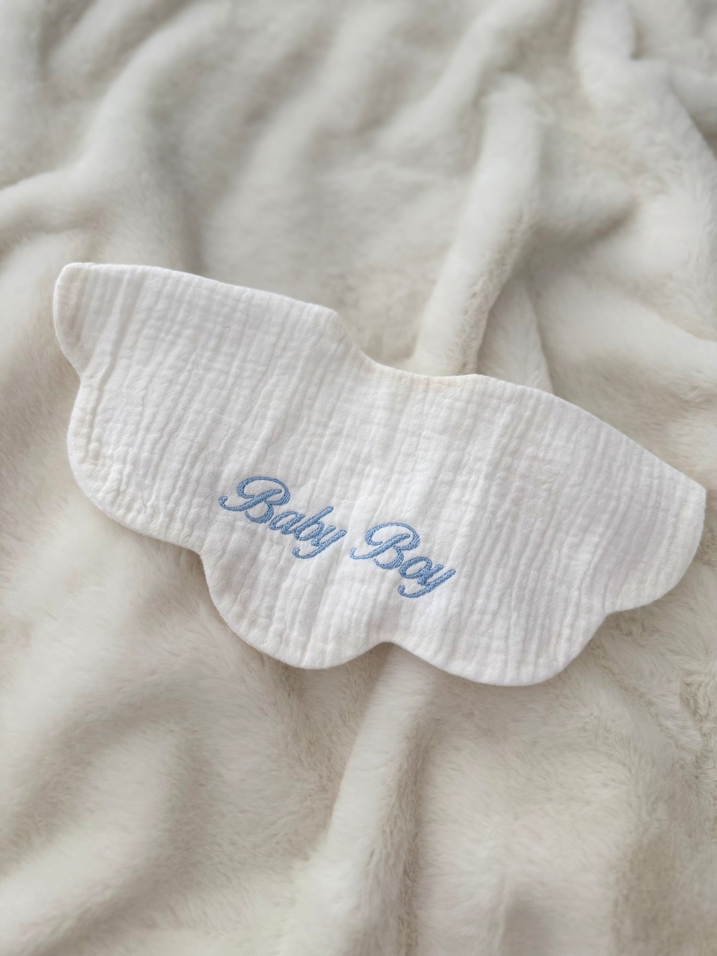 Baby Boy Muslin & Bib Set
