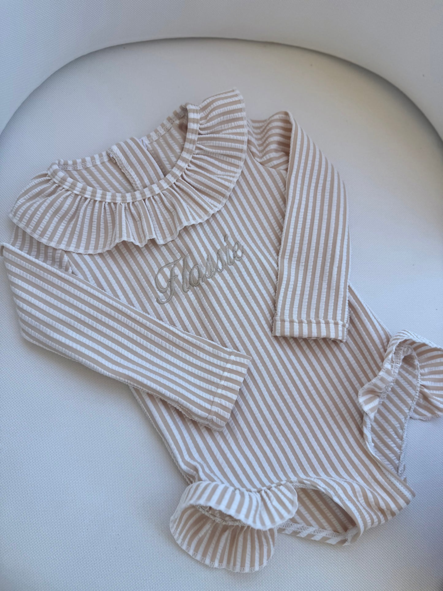 Stripey Swimsuit