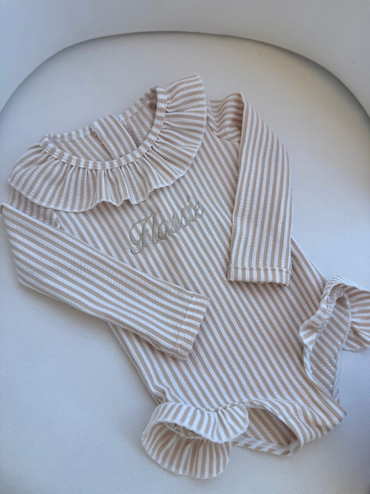 Stripey Swimsuit