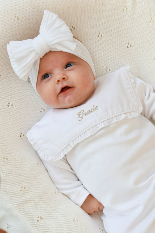 Frilly Coming Home Sleepsuit