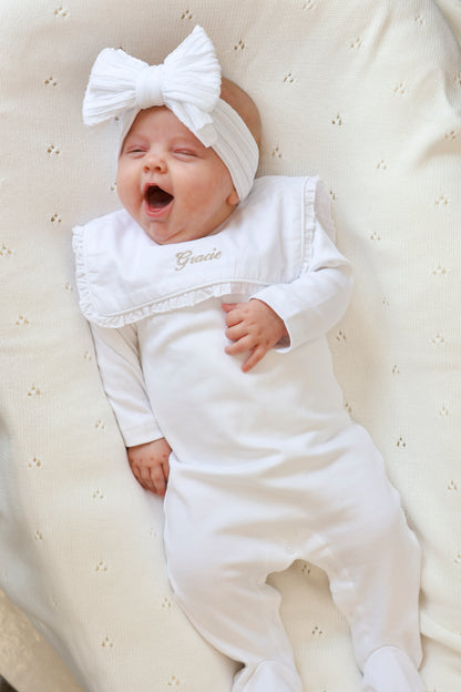 Frilly Coming Home Sleepsuit