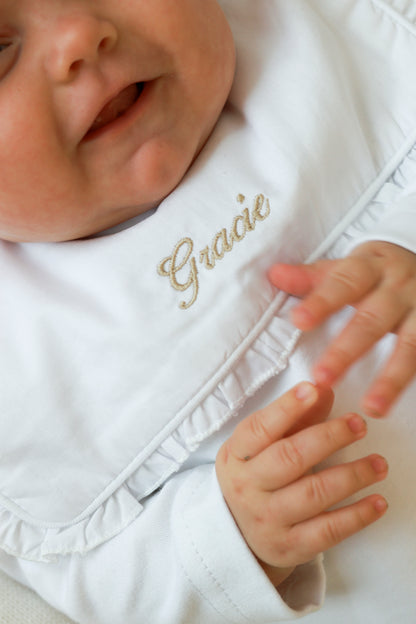 Frilly Coming Home Sleepsuit