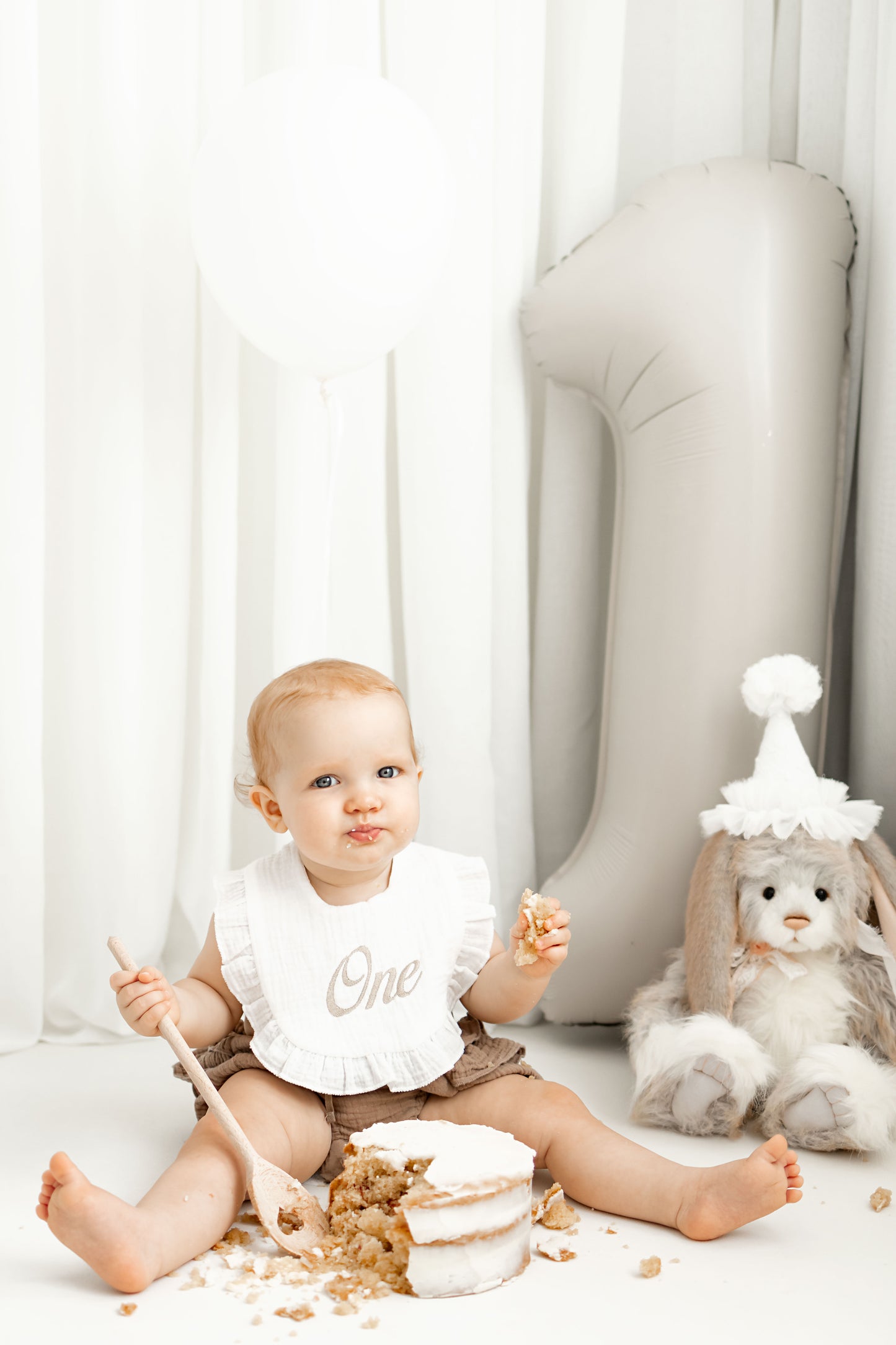 Frilly Birthday Bib
