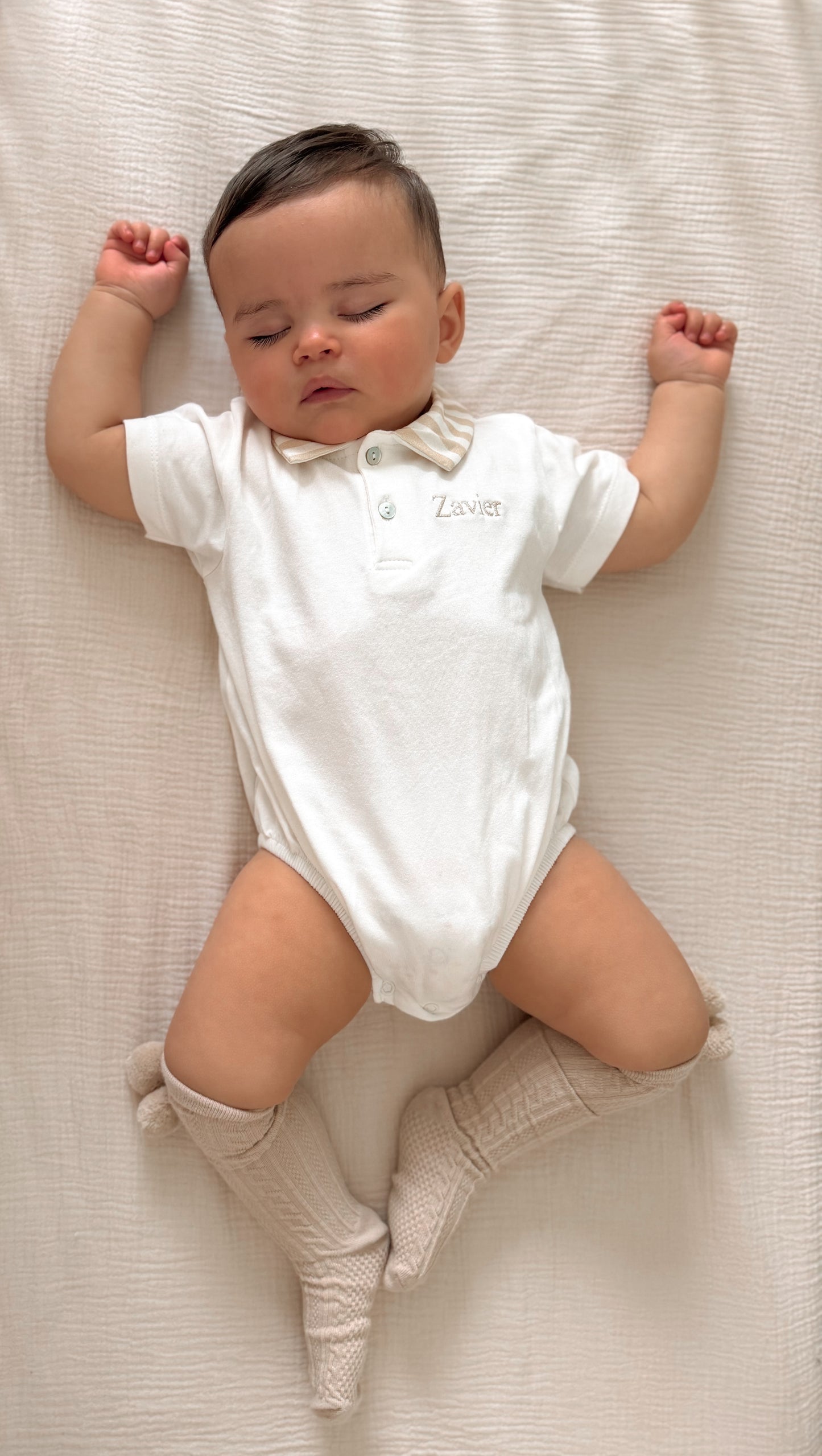 Stripey Collar Romper